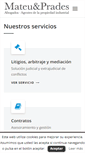 Mobile Screenshot of mateuabogados.com